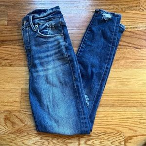 Good American good waist distressed detailing jeans size 2 / 26